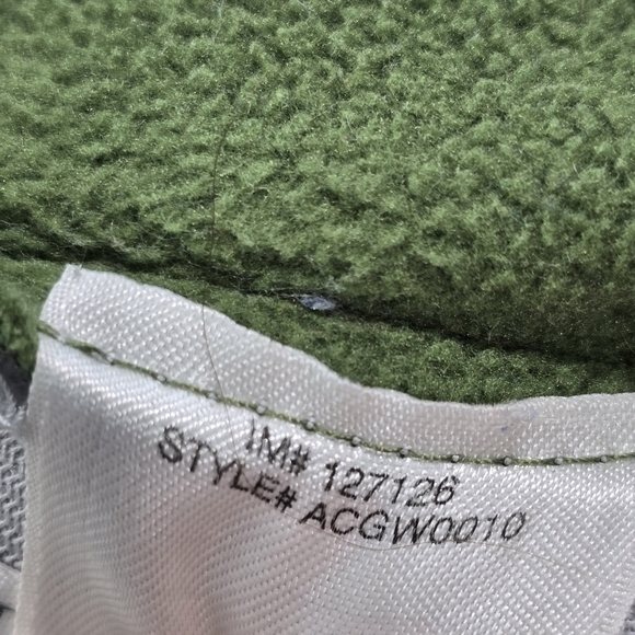 Nike Jacket Womens Medium Green ACG Full Zip Vintage Fleece Hooded Y2K - Picture 11 of 13